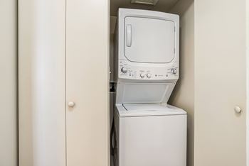 Washer Dryer In Unit at Lake Washington Apartments, Seattle Washington
